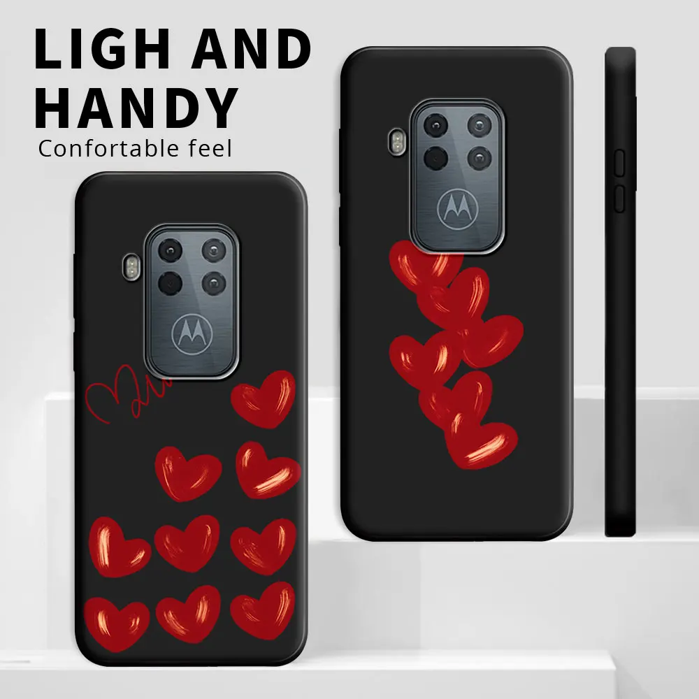 Shockproof Silicone TPU Phone Case - Durable Back Cover for Motorola Moto One Series