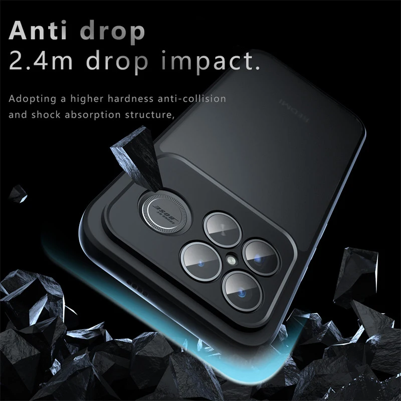 Durable Matte Bumper Protective Phone Case with Soft TPU Frame