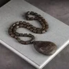 Vietnam Nha Trang Agarwood Bracelet with Shape Black Oil Old Materials Burl Insect Leakage Pendant Submerged Type Orname 1