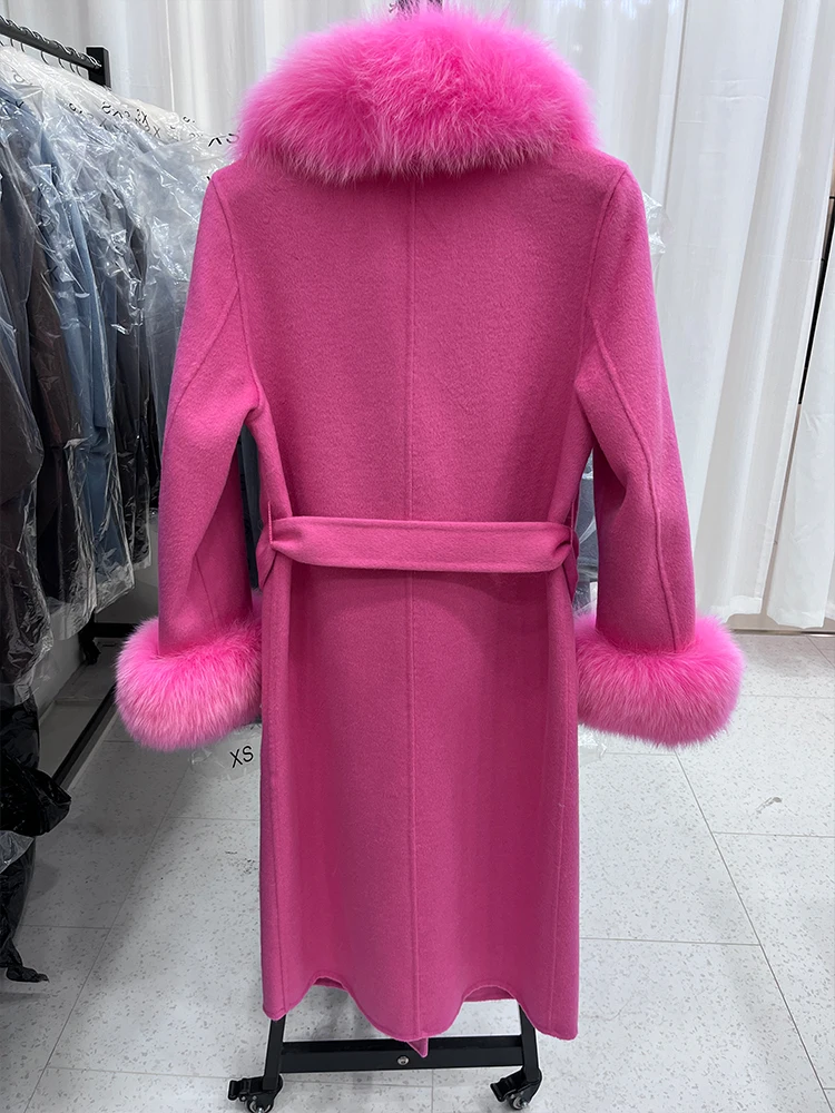 2025 New Women Winter Coats Cashmere Sheep Wool Blends