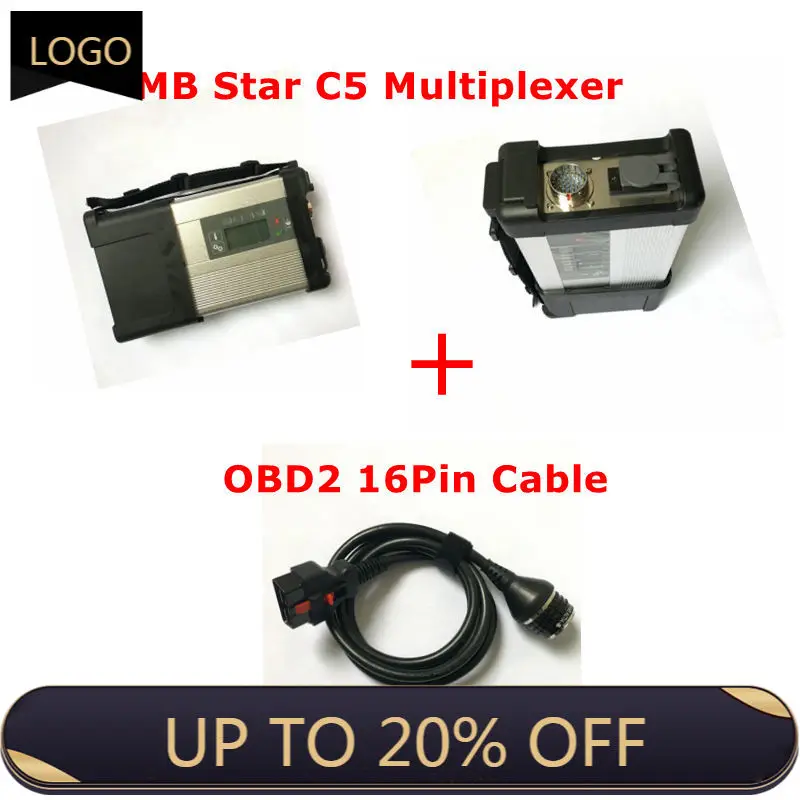 

2021 Hot Sale Super MB Star C5 Multiplexer MB SD Connect Compact C5 Main unit high quality with 16pin cable hdd mb diagnostic