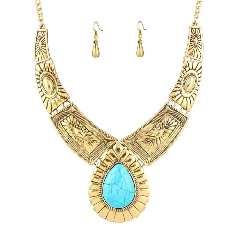 Girls Aladdin Cosplay Jewelry Jasmine Dress Up Metal Droplet T-necklace Collarbone Chain cosplay accessories,children jewelry set