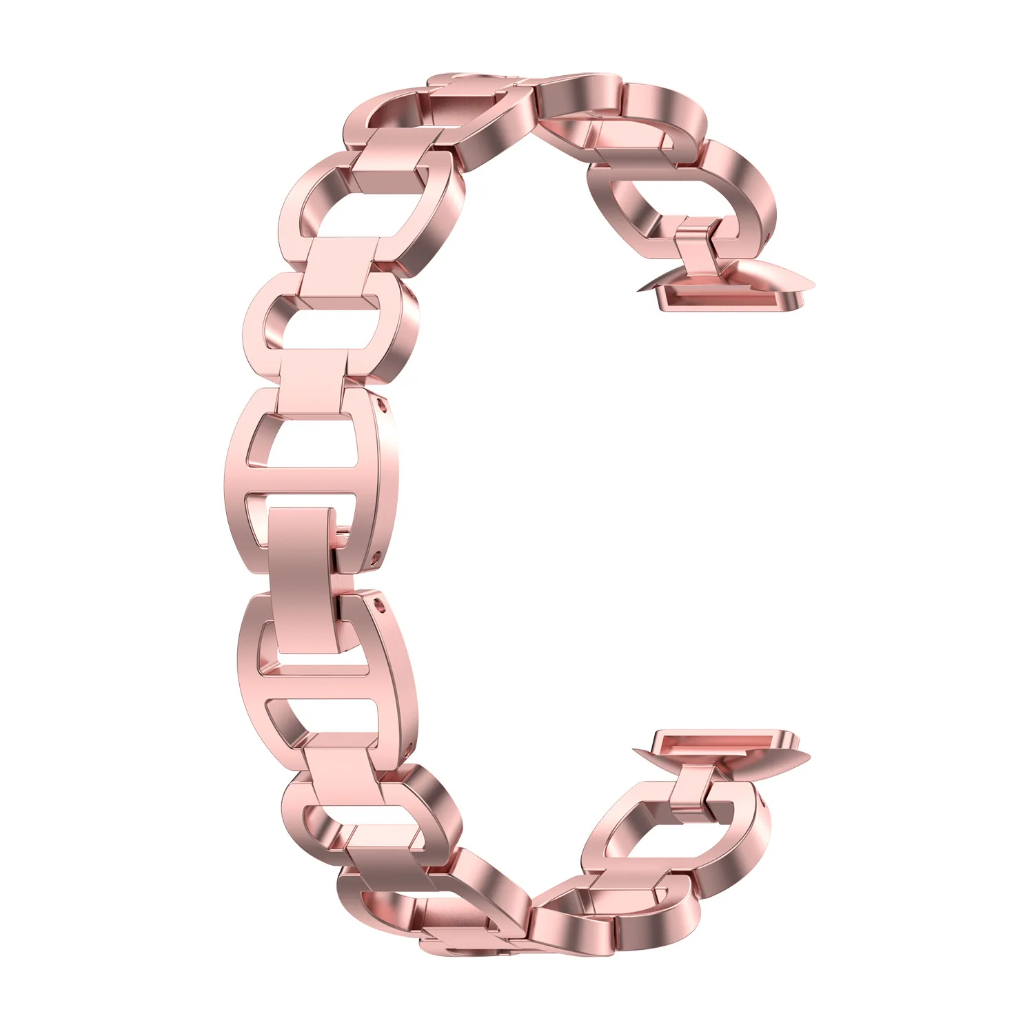 Фото Ремешок из нержавеющей стали для Fitbit luxe, сменный Браслет, специальный выпуск, аксессуары для смарт-часов, роскошный металлический браслет №2