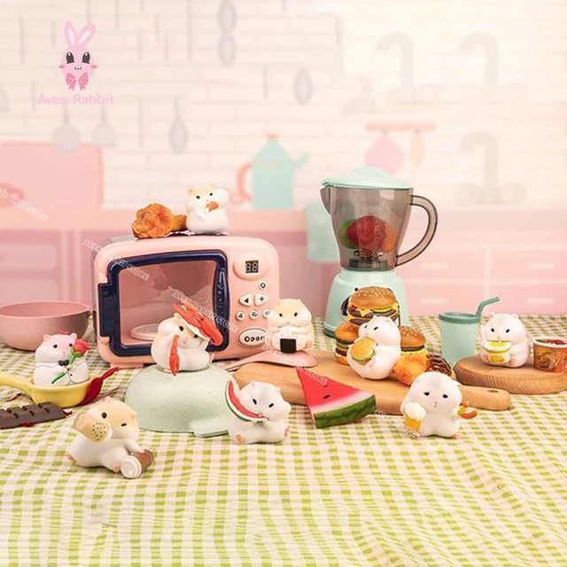 Clark the Hamster Foodie Blind Box Toy Mystery Box Mistery Figure Caja Misteriosa Surprise Anime Kawaii Model Girl Birthday Gift 1
