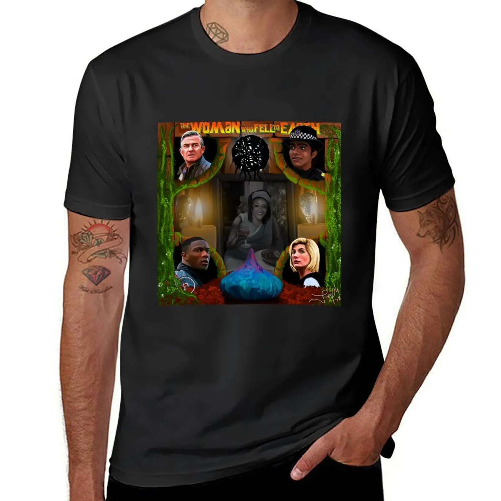 The Woman Who Fell To Earth T-Shirt sports fans shirts graphic tees black t shirts for men