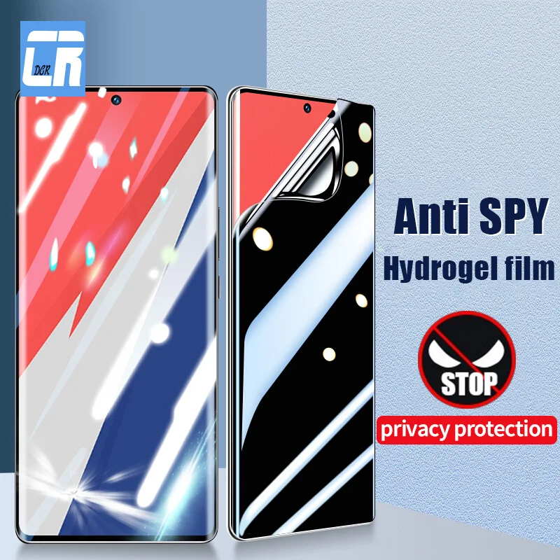 

800D Full Curved Anti Spy Hydrogel Film for Vivo iQOO 10 9 8 5 Pro Privacy Screen Protector for Vivo X Note X80 X70 X60 Pro Plus