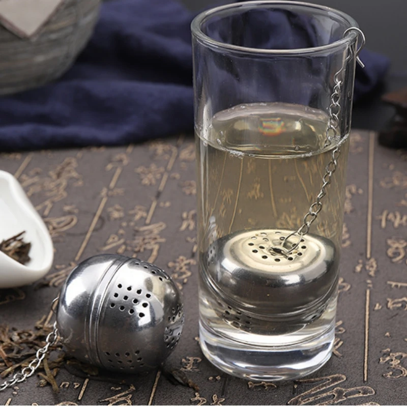 1 Pc Stainless Steel Tea Ball 2.04 Inch Mesh Tea Infuser Strainers Premium Filter Interval Diffuser for Loose Leaf A