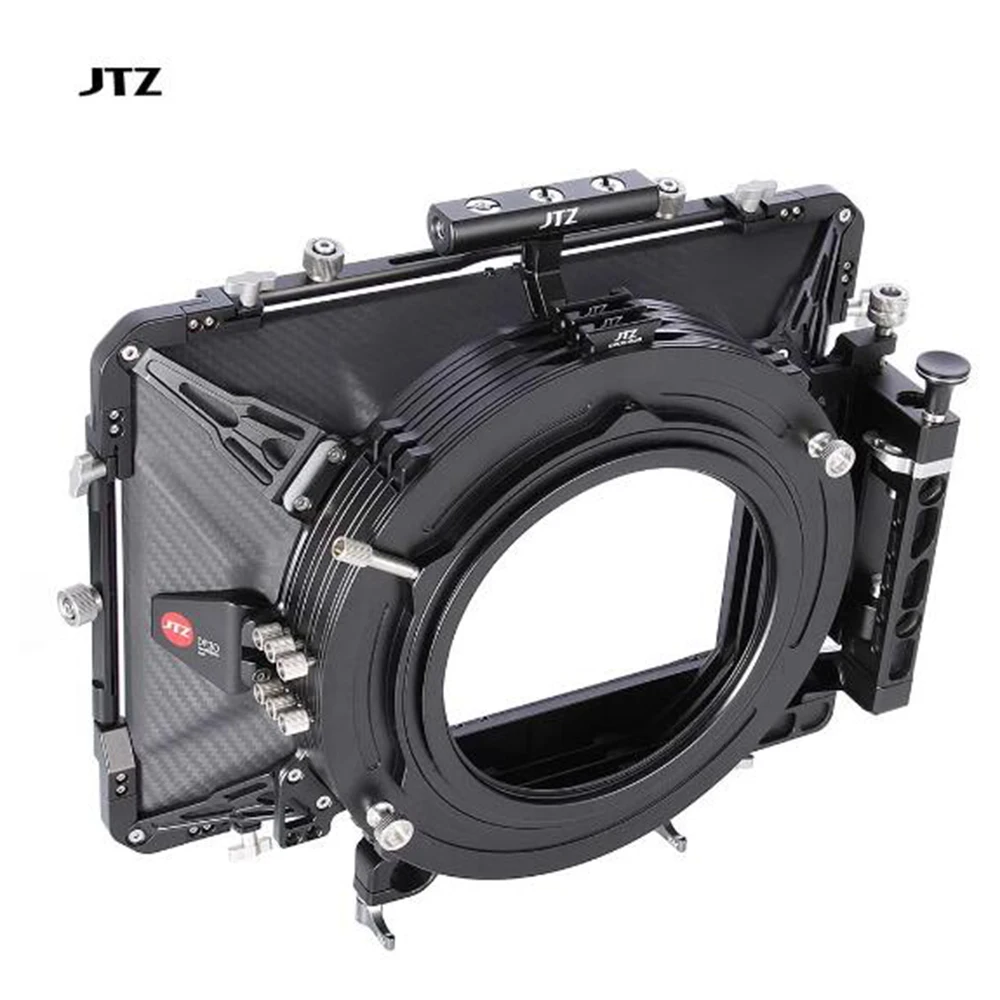 JTZ DP30 Cine Carbon Fiber 6"x6" Matte Box 15mm/19mm For Sony ARRI RED CANON BMD A7 A7R A7RS