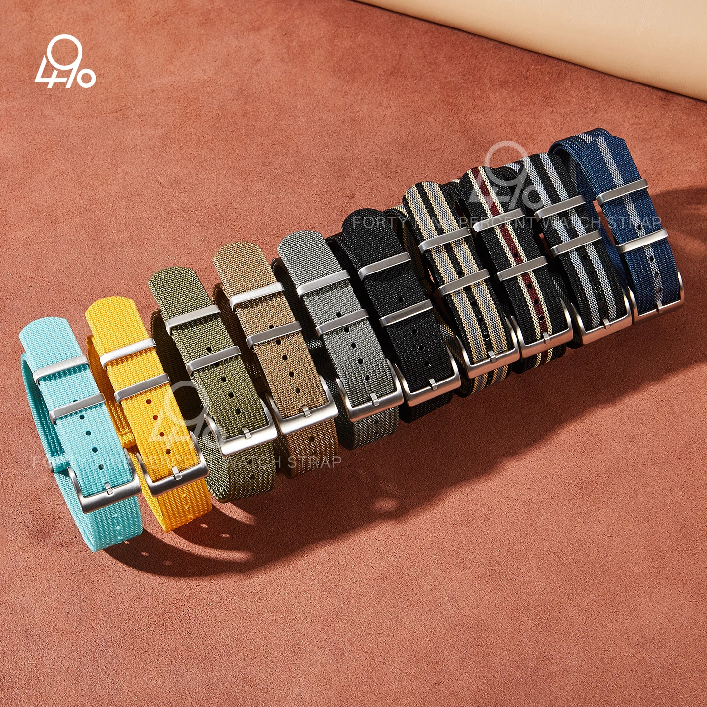 Premium Woven Nylon Fabric Watchband - Versatile One-Piece Design (Multiple Sizes Available)