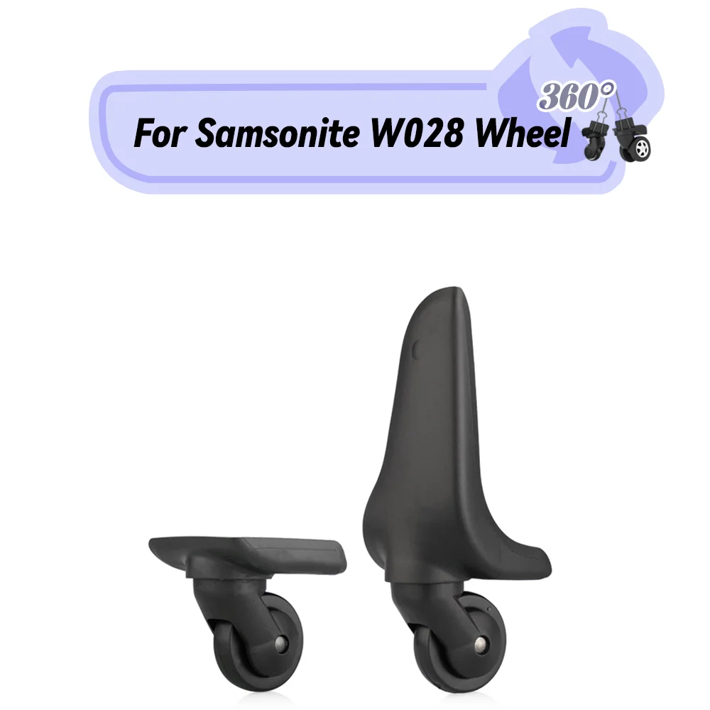 

For Samsonite W028 Smooth Silent Shock Absorbing Wheel Accessories Wheels Casters Universal Wheel Replacement Suitcase Rotating