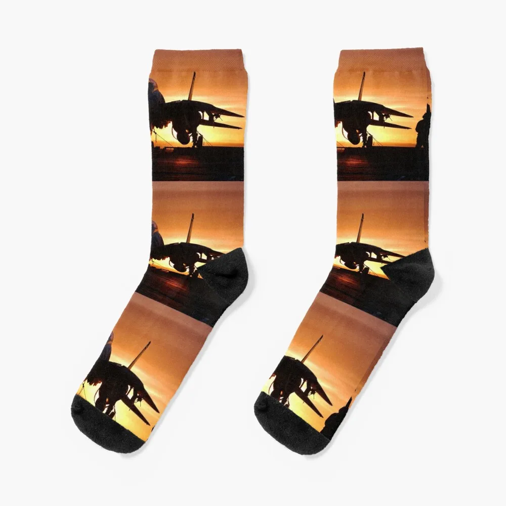 Grumman F-14 Tomcat Socks golf warm winter socks Heating sock football socks Man Socks Women's конструктор cobi арт 5731 самолет f4f wildcat northrop grumman 375 дет