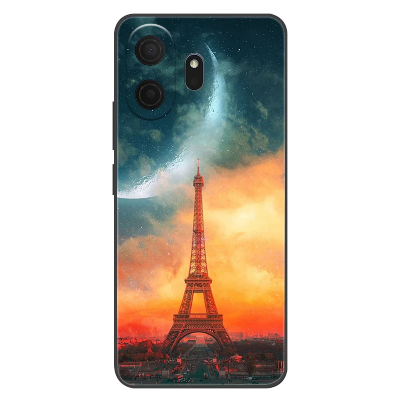 Luxury Silicone Space Painted Soft Bumper Phone Cover TPU