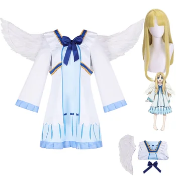 방패 히어로 필로 코스프레 코스튬 가발, 원피스 깃털 날개, 성인 여성 사랑스러운 할로윈 세트, 애니메이션 라이징 오브 더 쉴드