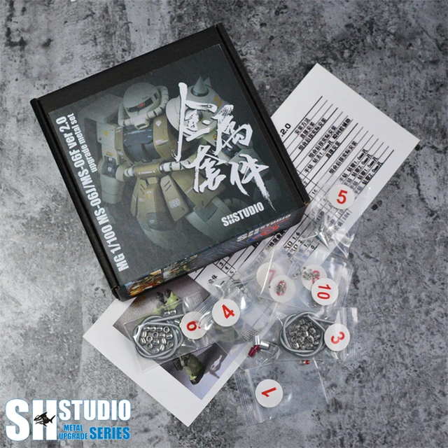 スタディアップ　☆SHHM☆さま専用 SH Studio Detail-up Set For 1/100 MG Zaku II Green Ver 2.0