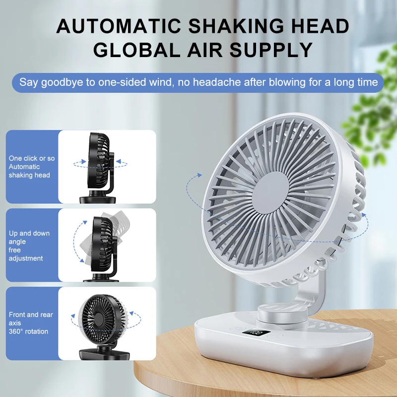 

Mini USB Desktop Fan Portable Rechargeable Fan Summer Outdoor Small Cooling Ventilador Table Fan For Home Office Travel Bedroom