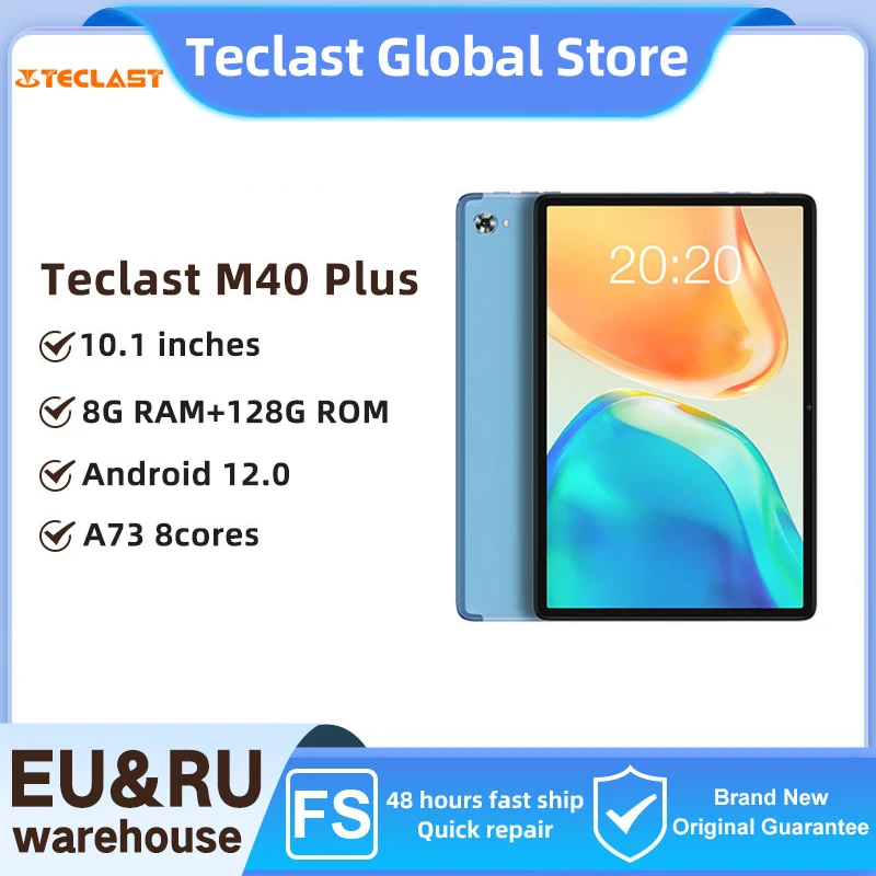 [World premiere] teclast m40 plus 10.1 "tablet android 12 1920x1200 fhd ips 8gb ram 128gb rom