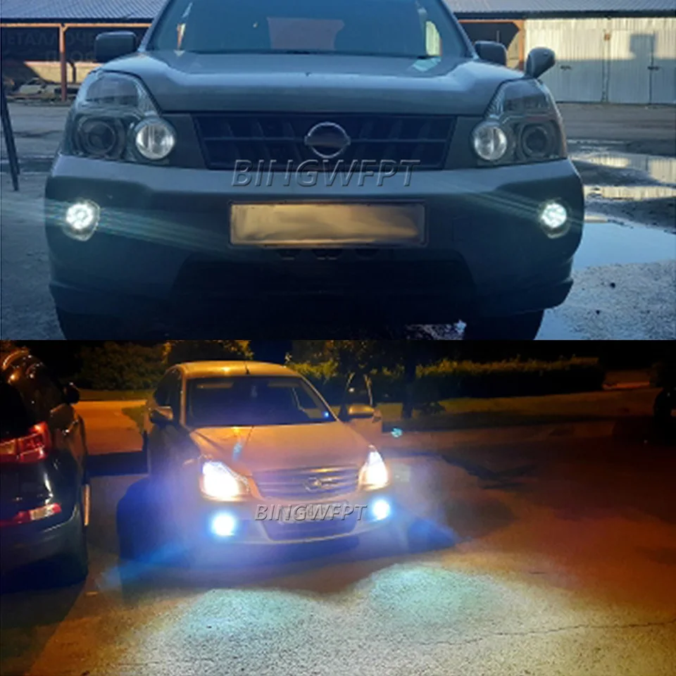 2 Luces Antiniebla LED/halógenas De 12V Para Nissan Teana Micra Presage Bluebird Elgrand 2002