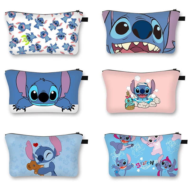 Bags Toiletry Bag Disney Stitch Zip Cosmetic Case Stitch Disney Bag