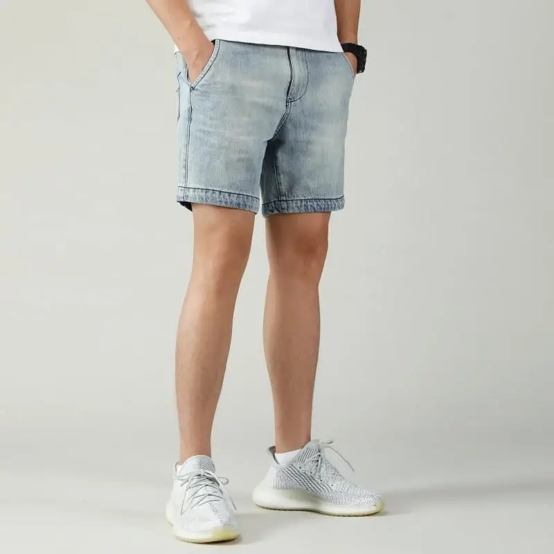 Summer Open Crotch Sex Pants Outdoor Erotic Short Slim Fit Denim Shorts Men's Vintage Casual Pants Baggy Cargo Jeans Y2k Clothes 3