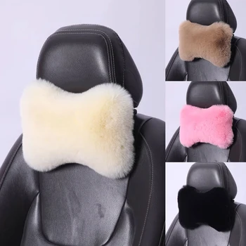 Winter Plush Car Neck Pillow 1