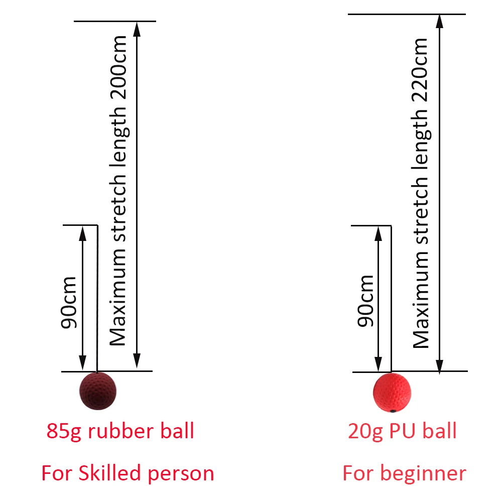 Boxing Reflex Speed Punch Ball MMA Sanda Raising Reaction Hand Eye Training Gym Boxing Muay Thai Exercise