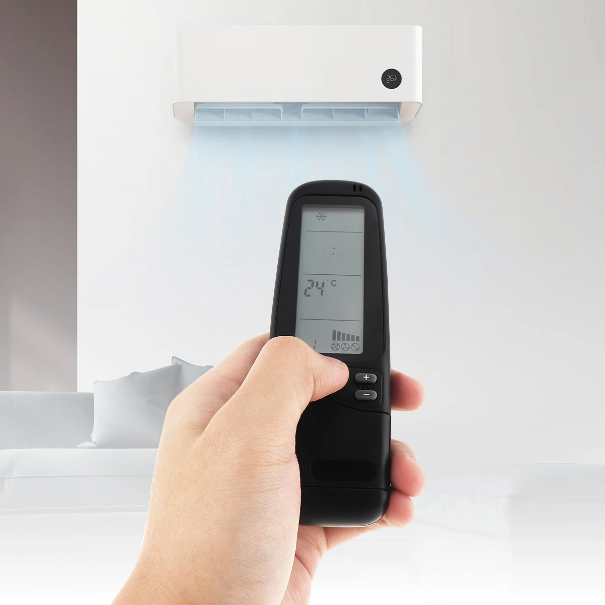 Air Condition Remote Contro with Long Control Distance Fit for Airwell Electra Elco RC-3 RC-4HL RC-4 RC RC-41RC RC-4I-1