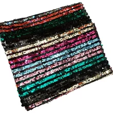 

Retro Fine Pattern Blue Embroidery Sequin Lace 6-Color Sequined Embroidered Curtain Dress Patch Fabric Mermaid Sequin Fabric