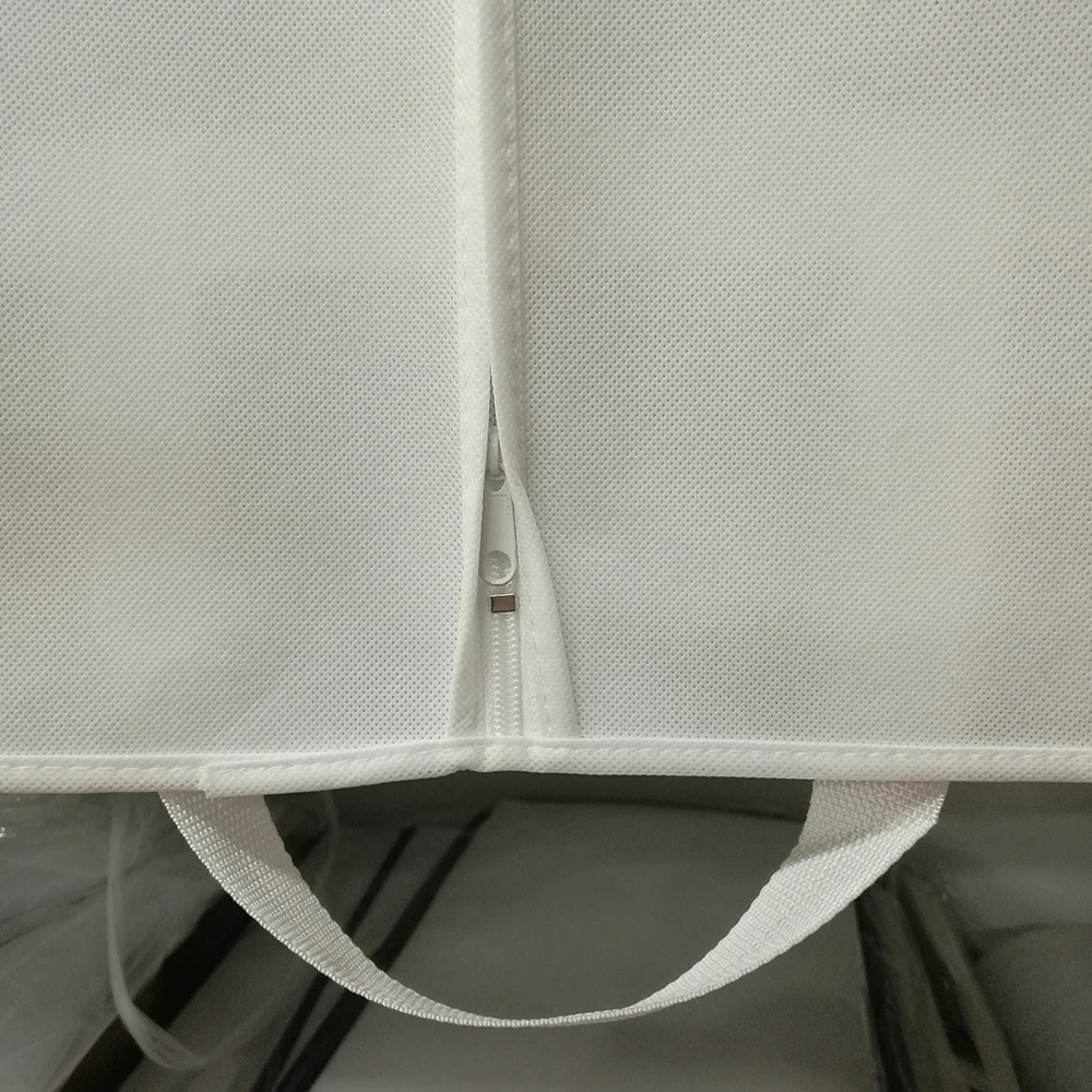 고품질 남성 정장 방진 커버, 여행/비즈니스용 두꺼운 부직포 코트/의류 보관 가방, 의류/정장 커버