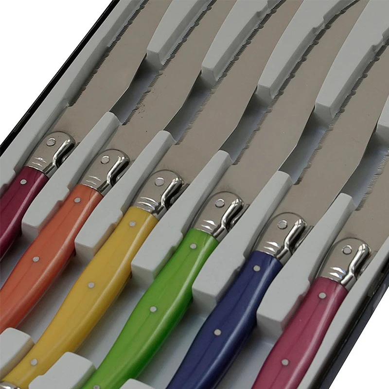 https://ae01.alicdn.com/kf/S074ca76ad93b4165892580765fd08881N/4-6pcs-Laguiole-Steak-Knife-Rainbow-Plastic-Handle-Dinner-Knives-Multi-color-Tableware-Cutlery-Stainless-Steel.jpg