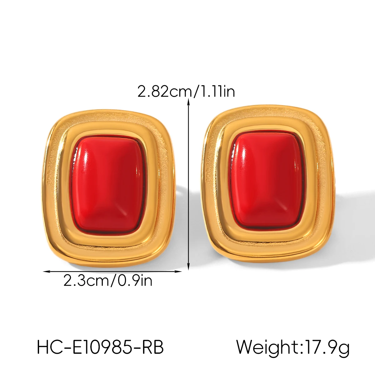 Huangchao Süße 26-teilige Mode Retro Edelstein Gemischter Schmuck Party Casual Y2k Gothic Stil Ohrringe Damen Partygeschenke – Detail 14