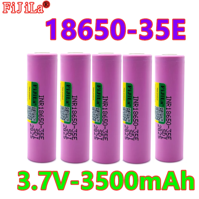 충전식 리튬 이온 배터리, INR18650 35E 18650 배터리, 삼성 18650 정품, 1 20PCs, 3500mAh ...