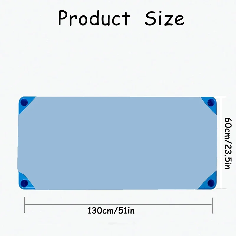 1PC Toddler Daycare Cot Sheets Breathable Solid Color Cots Fitted Sheet for Boy Girls Pre-School Naptime Cot Sheets Kids Bedding