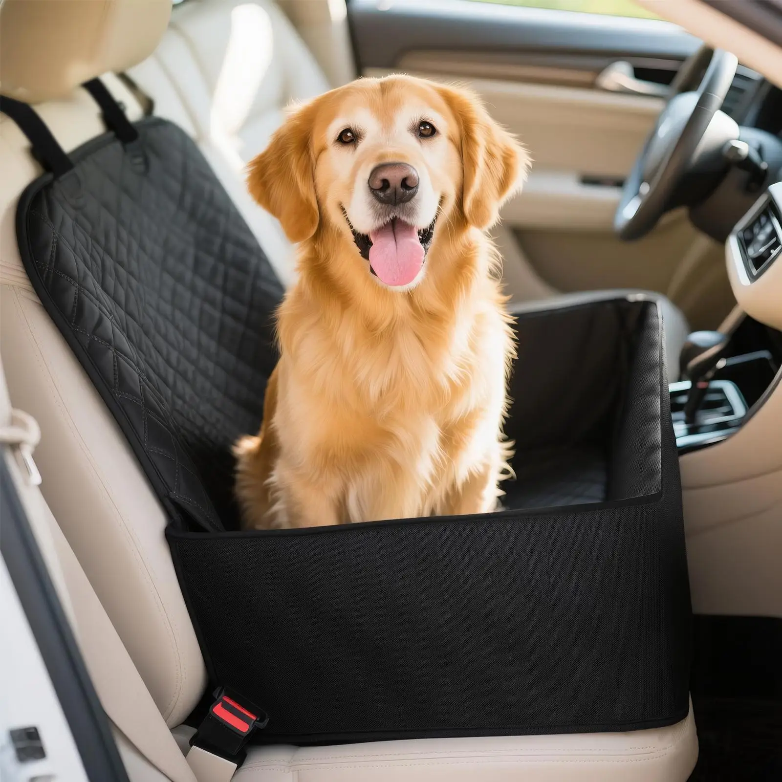 Dog Auto Seat Bed Pet Travel Car Bed Seat Multifunctional Stable Seat Puppy