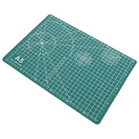 A5 Cutting Mat Double Sided Self Healing Cutting Board Scrapbooking Craft Mat with Metric Grids for Sewing Hobby Arts Crafts 3