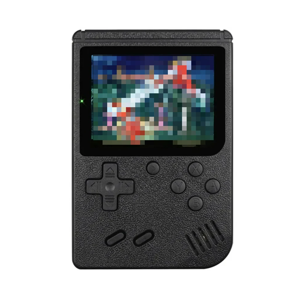 Console de jogos retrô com tela colorida de 3,0 polegadas, dispositivo portátil de jogos mini, pré-carregado com 400 jogos, presente para crianças