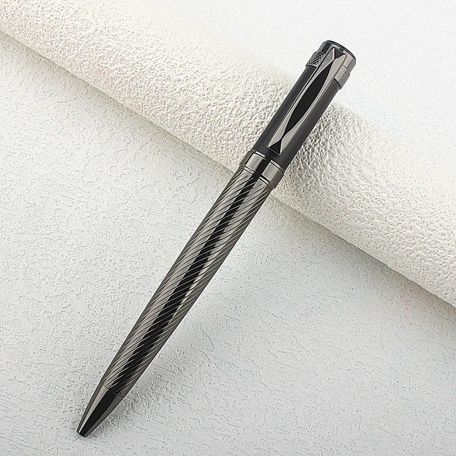 1pc Luxury Heavy Feel Metal Ballpoint Pens School Business Office ...