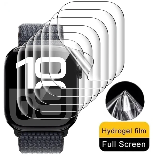 Film de protection d'écran en verre pour Apple Watch 11 10 46mm 42mm Ultra 3/2 49mm, Film Hydrogel souple iWatch 9 8 7 6 5 SE 45mm 41mm 44mm 1