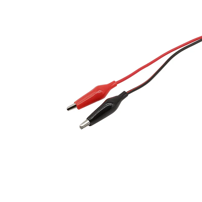 1Pcs Small Alligator Clips to Alligator Clips Test Leads Connector Crocodile Clamps DIY Electronic Testing Jumper Wire Lead 1M