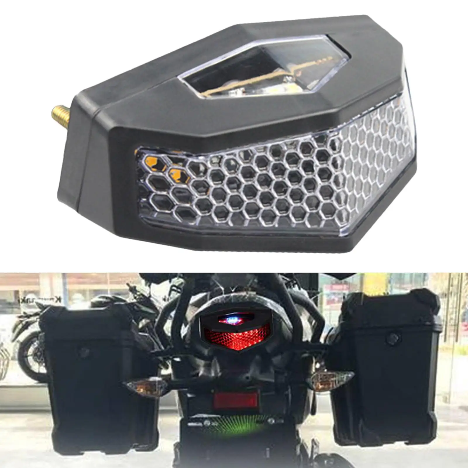 

Универсальная задняя сигнальная лампа для мотоцикла, 12 В, детали для вождения