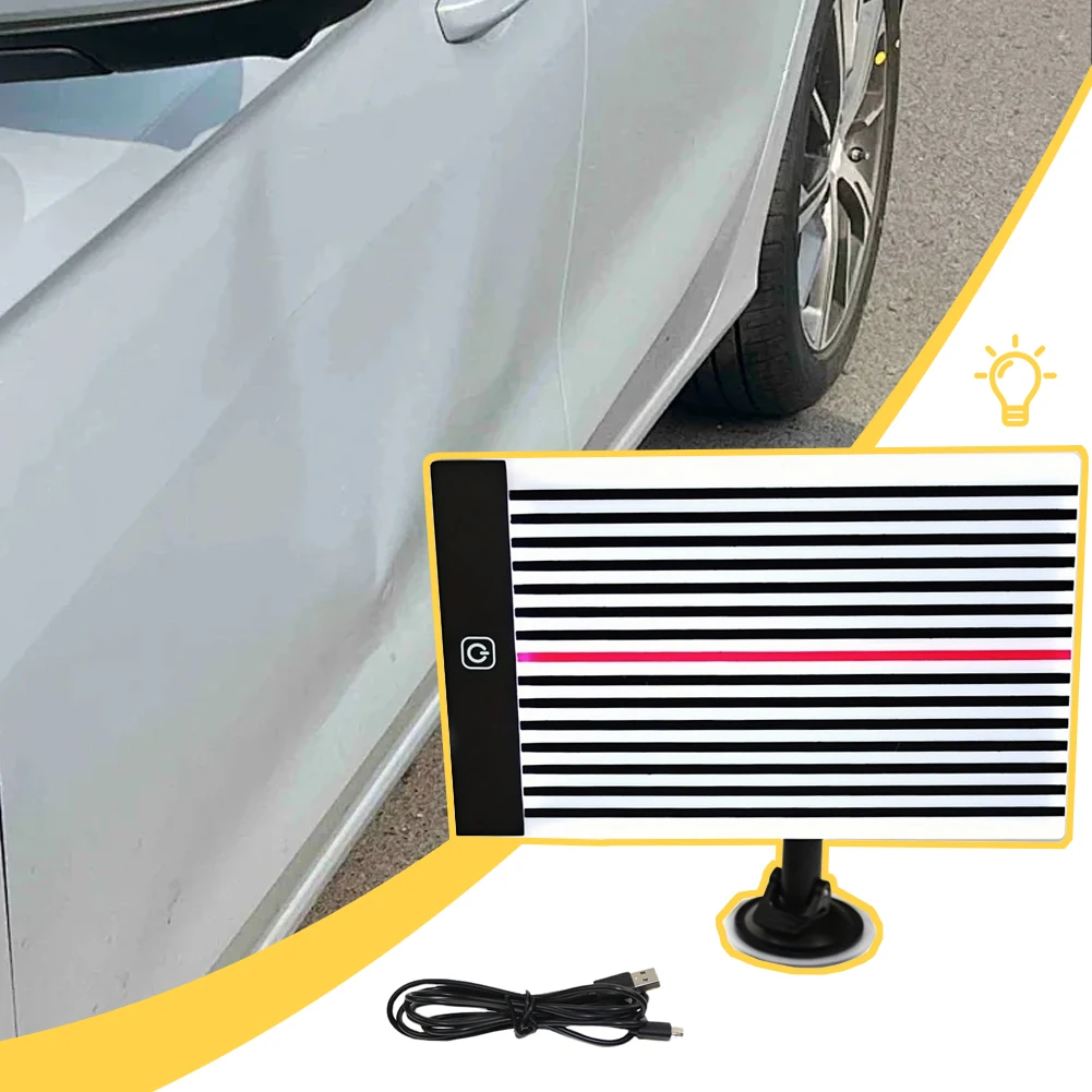 1Set PDR LED Lamp Reflector Light Line Board Adjustable LED Lighting for Car Body Paintless Dent Removal Portable Repair Tools