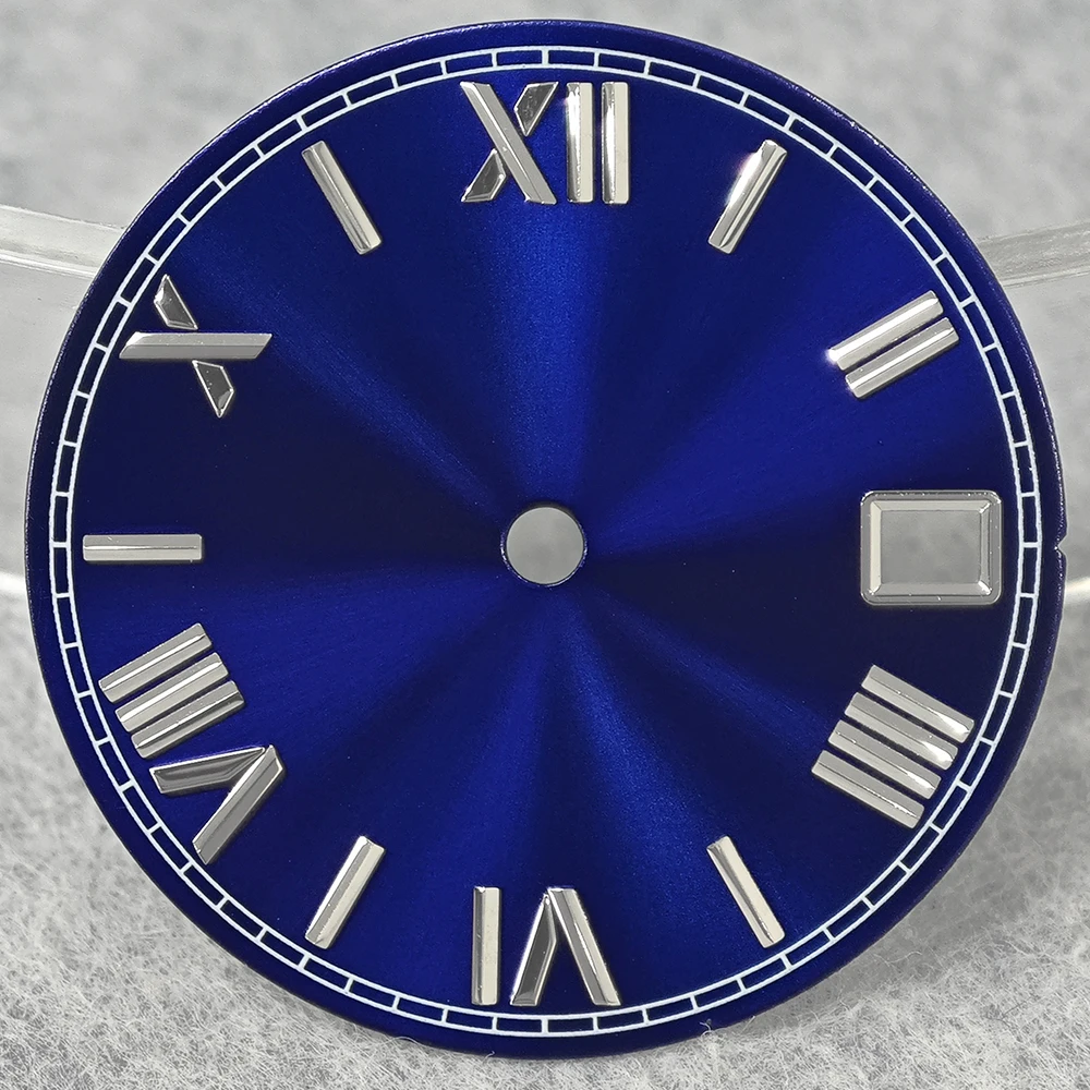 Green Luminous High-Quality Watch Face for Date Series, 28.5mm Dial