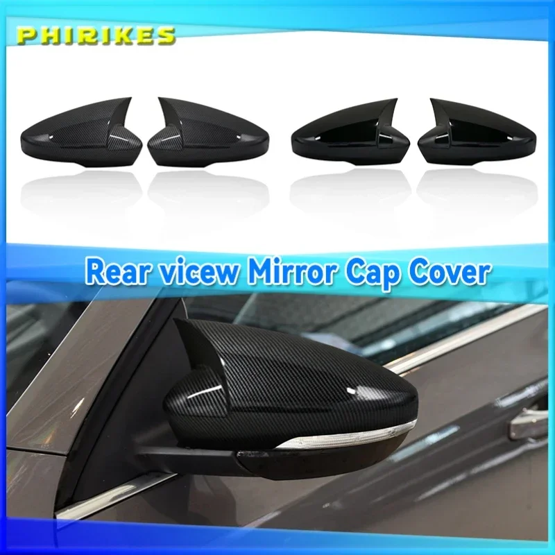 

Mirror Cover for Skoda Octavia 2013 2014 2015 2016 2017 2018 2019 Accessory Bright Black Case CAR Shield