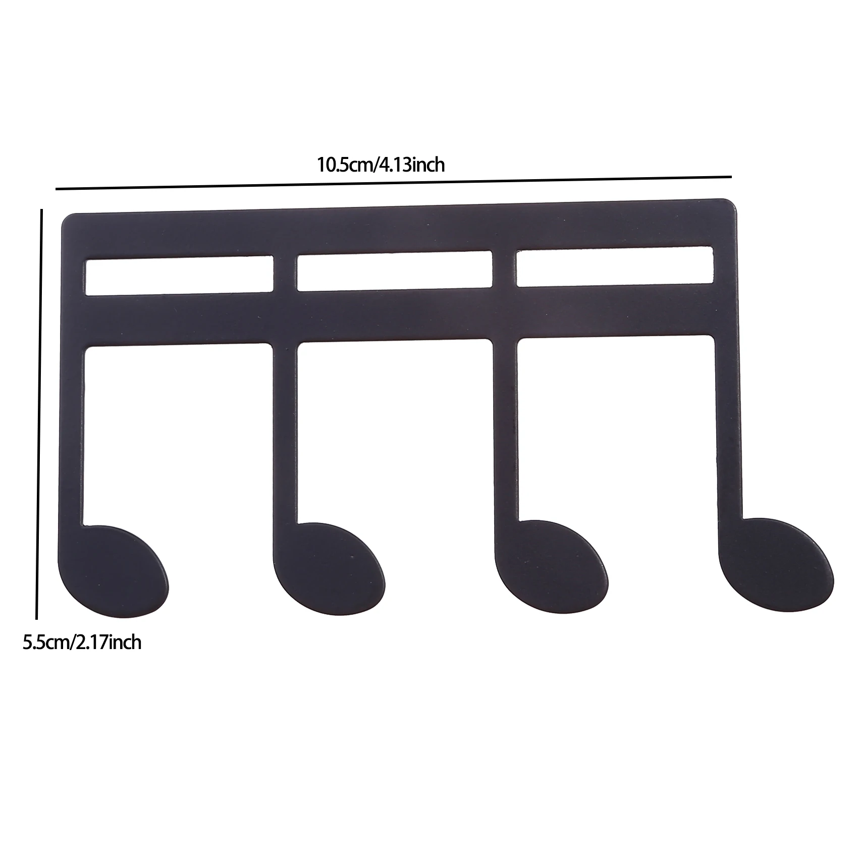 Musical-Note Music Page Holder Professional Music Sheet Clip Mini Page Fixing Wear Resistant Piano Score Clips Stationery Black music clips music note clips