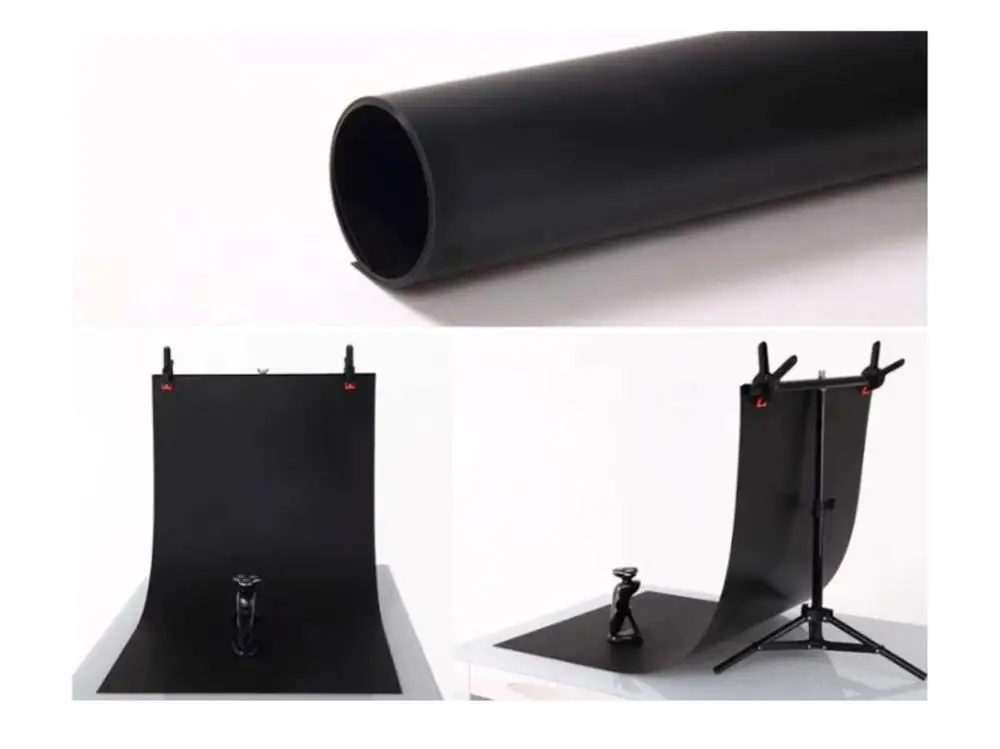 Photo Studio Backdrop Stand Photography Background Support Big PVC Background Holder Photo Stand With Clamps 110X57C
