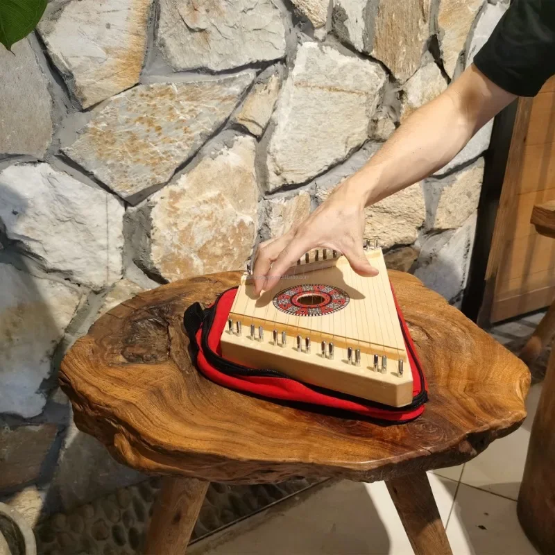 Lyre Harp15 Strings Minority Classics String Instrument Musical Portable Harp Harp Profissional Accompany Solid Wood Material