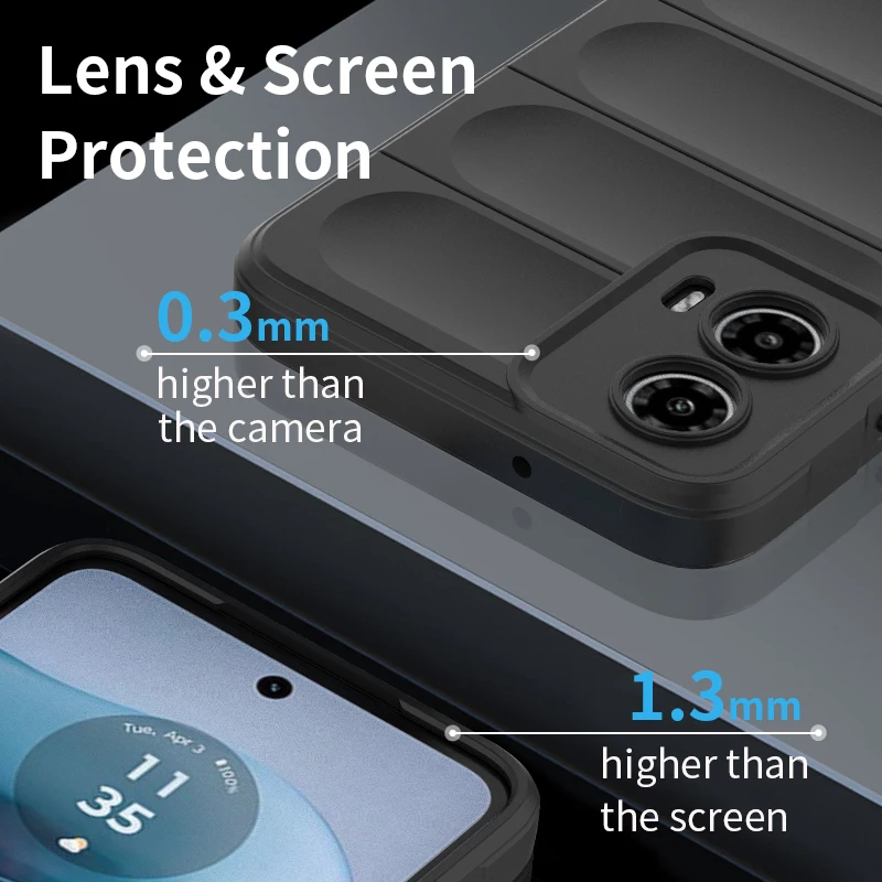 Durable Silicone Soft Armor Anti-Drop Phone Case