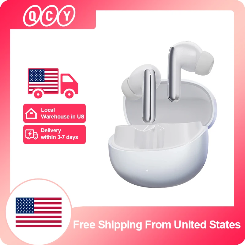 QCY MeloBuds Pro 46dB ANC Wireless Earphones Hi-Res LDAC Bluetooth 5.3 Earbuds 6 Mic Multipoint Connection in-Ear Detection 1