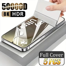 Premium Hydrogel Screen Protectors (5 - Pack) for Samsung Galaxy Series