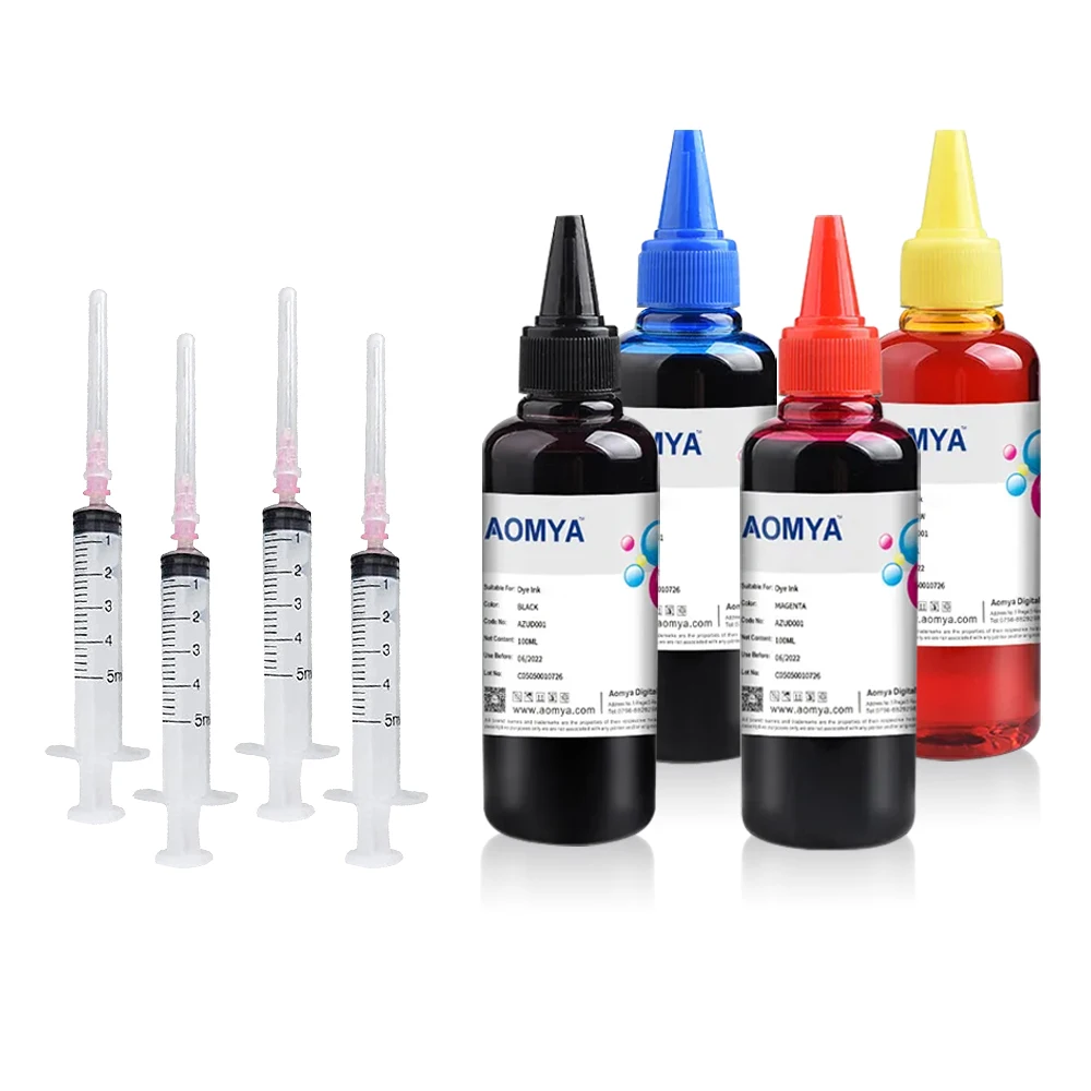 Aomya-recarga para Impressora hp Tinta de Tintura 950 951 950xl 63 62 61 680xl Office Jet Pro 251dw 276dw 8100 8600 8610 8620 100ml - Imagem 4