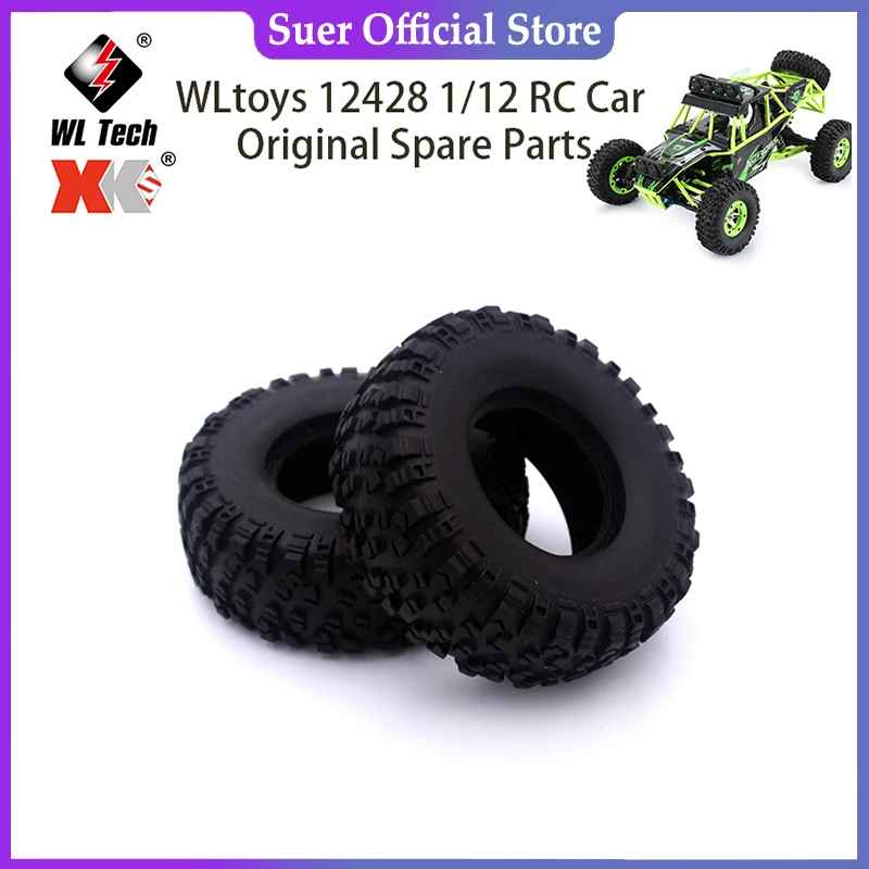 

WLtoys 12428 1/12 RC Car Original Spare Parts 12428-0057 Left Wheel 0058 Right Wheel 12428-ABC 12423 Tire Leather